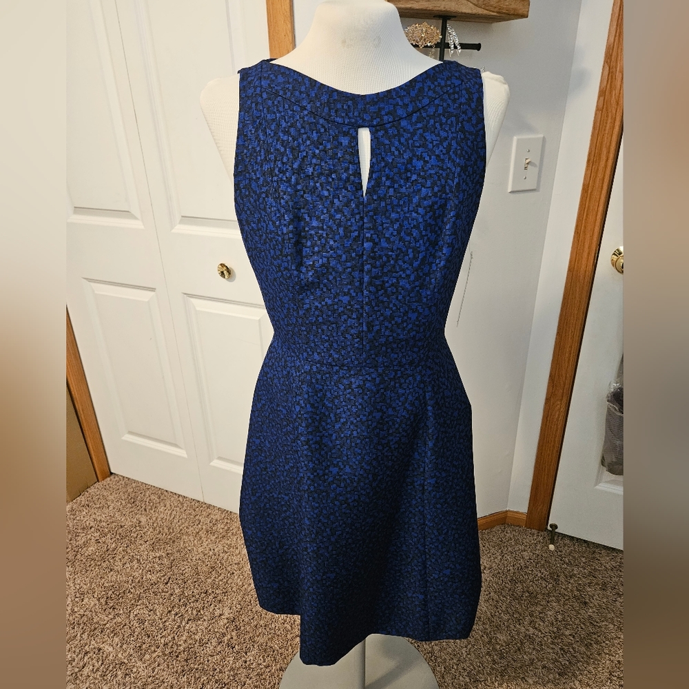 BRAND NEW Tahari Women's Formal Dress, Black and Blue, Knee Length, Size 6